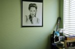 Angelina print from Whitty that I never bothered to fix in the frame.